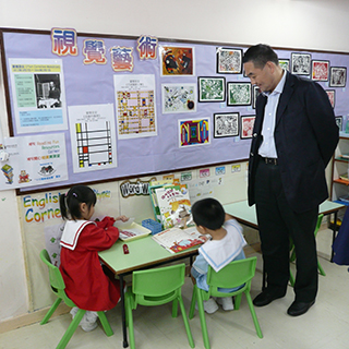 探訪香港基督教服務處石硤尾幼兒學校。 